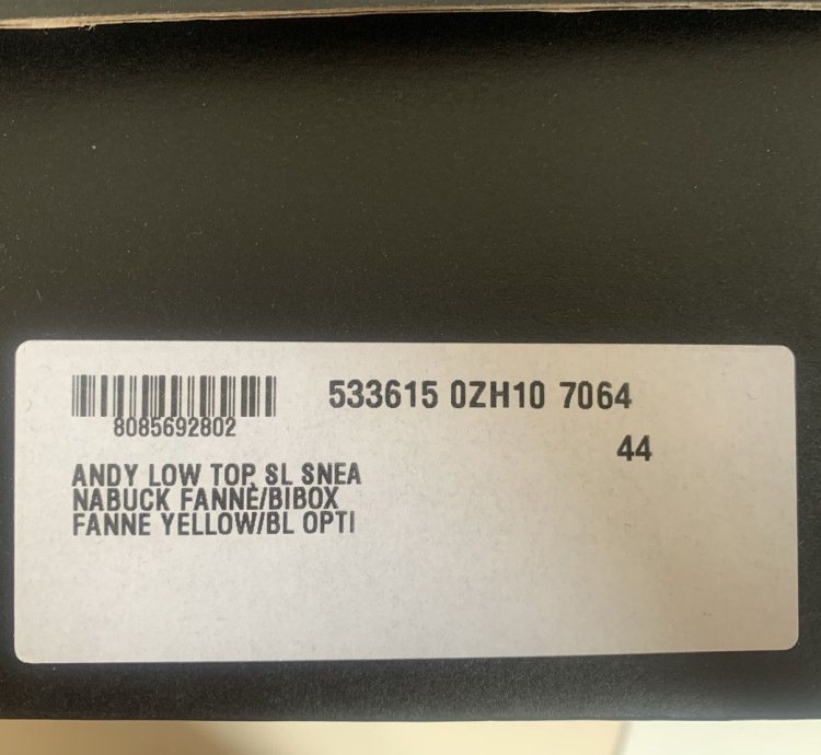 Ysl Andy Low Nabuck Sneakers Yellow Brand New
