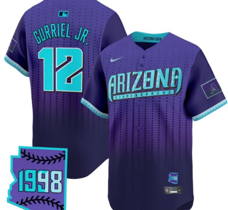 Lourdes Gurriel Jr Jersey 12 Arizona Diamondbacks 2025 City Connect Vapor Premier Limited Stitched