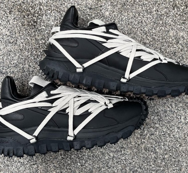 Rick Owens X Moncler Trailgrip Megalace Black
