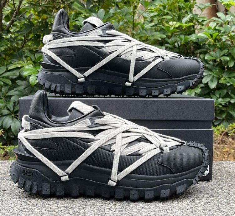 Rick Owens X Moncler Trailgrip Megalace Black