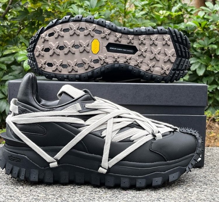 Rick Owens X Moncler Trailgrip Megalace Black