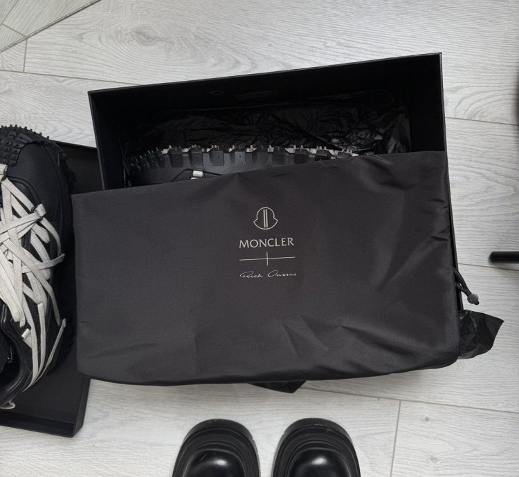 Rick Owens X Moncler Trailgrip Megalace Black