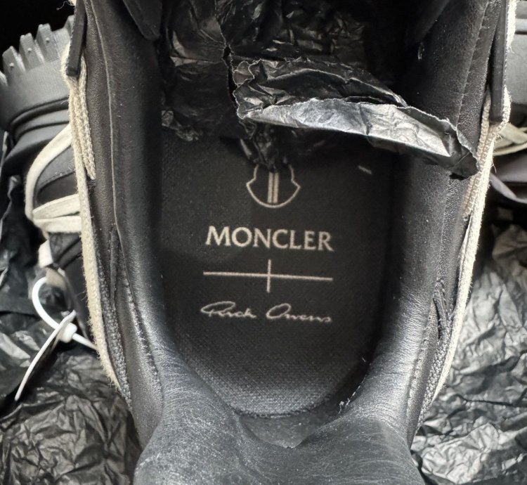 Rick Owens X Moncler Trailgrip Megalace Black
