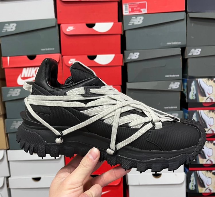 Rick Owens X Moncler Trailgrip Megalace Black