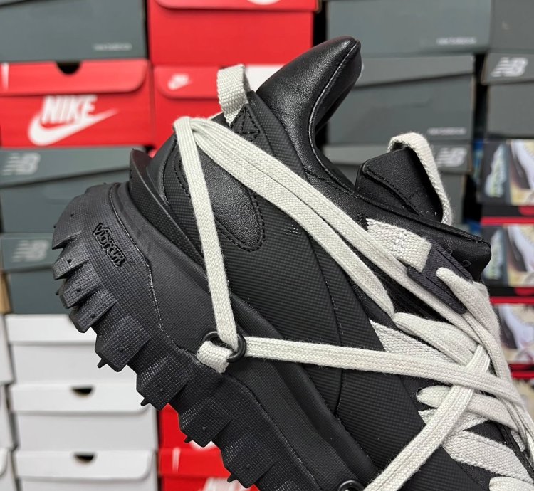 Rick Owens X Moncler Trailgrip Megalace Black