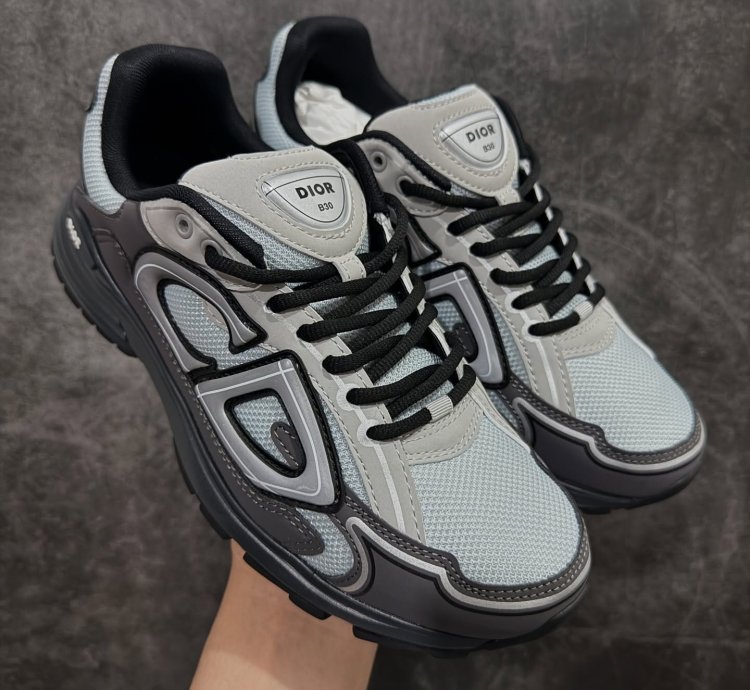 Dior B30 Low-top Sneakers grey Anthacite