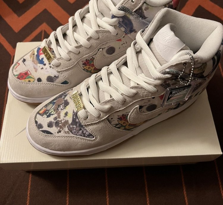 final Price Drop Supreme Nike Sb Rammellzee Dunk High