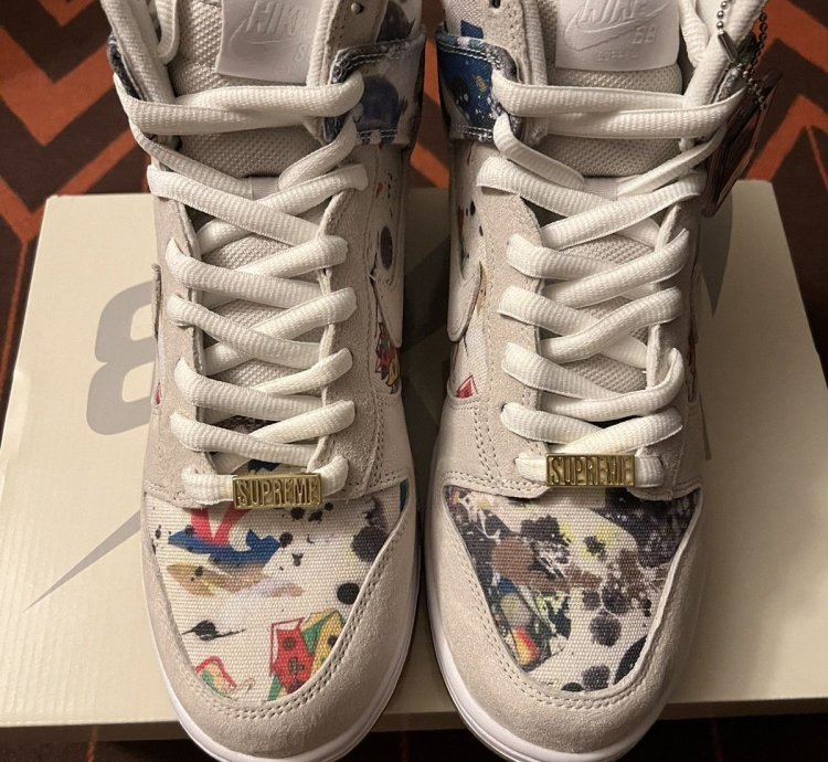 final Price Drop Supreme Nike Sb Rammellzee Dunk High