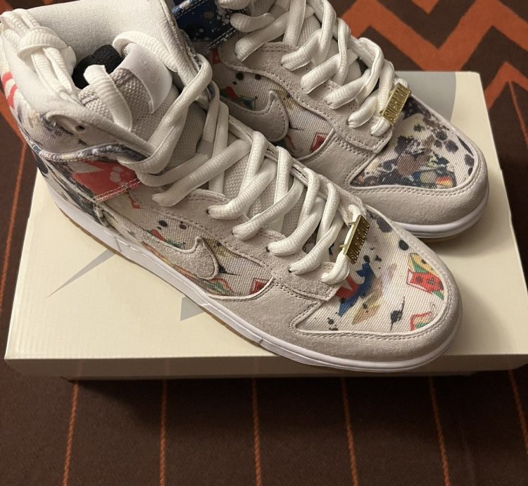 final Price Drop Supreme Nike Sb Rammellzee Dunk High