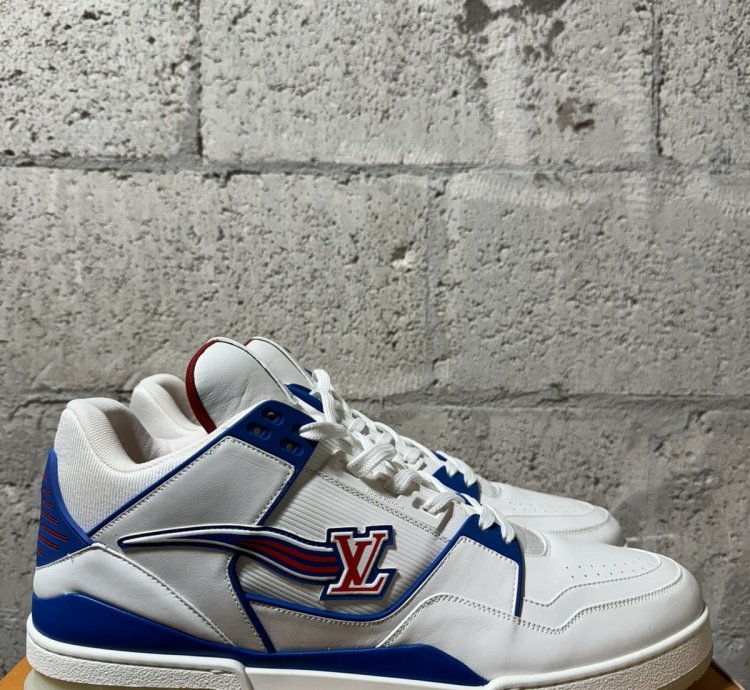 new Louis Vuitton Fw20 Lv Trainer Red White Blue