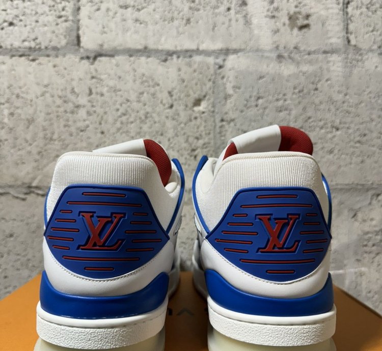 new Louis Vuitton Fw20 Lv Trainer Red White Blue