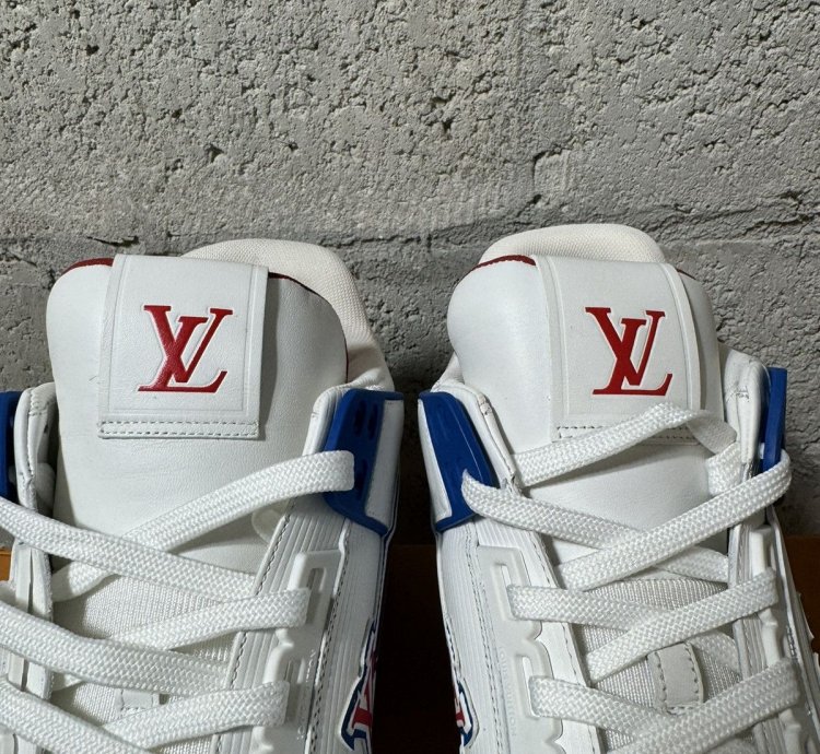 new Louis Vuitton Fw20 Lv Trainer Red White Blue