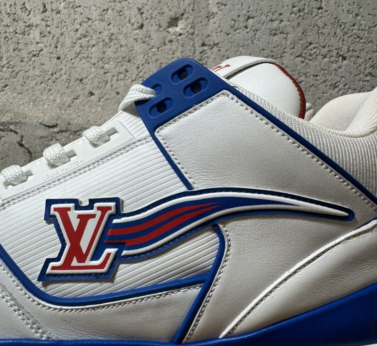 new Louis Vuitton Fw20 Lv Trainer Red White Blue