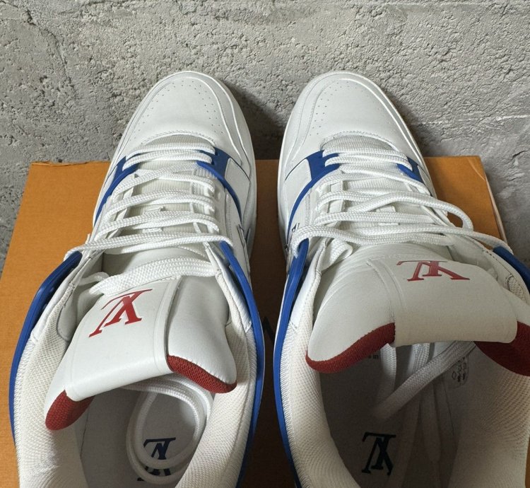 new Louis Vuitton Fw20 Lv Trainer Red White Blue