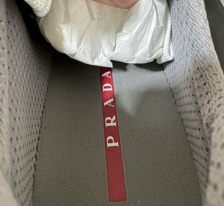 new Prada American Cup Sneaker White Silver