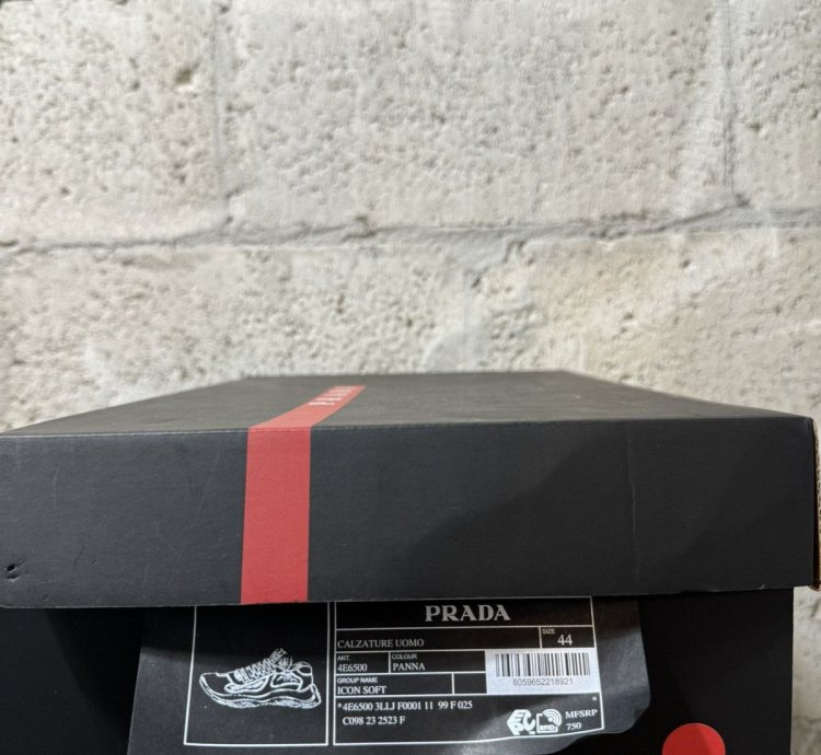 new Prada American Cup Sneaker White Silver