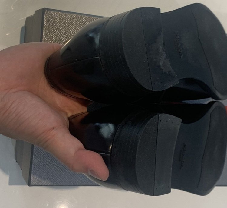 new Prada Lace-up Derby Shoes Black