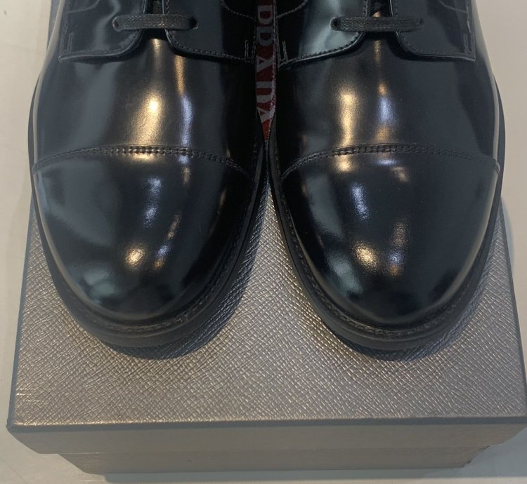 new Prada Lace-up Derby Shoes Black