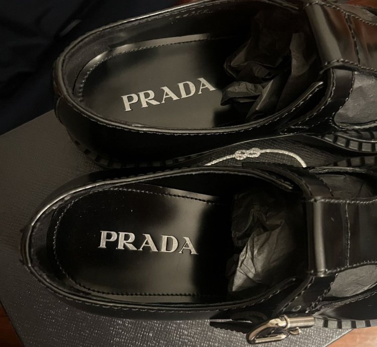 -strap Brushed Leather Mary Jane Shoes