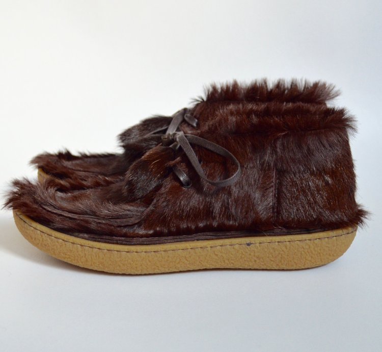 17 Tasselled Fur Chukka Boots