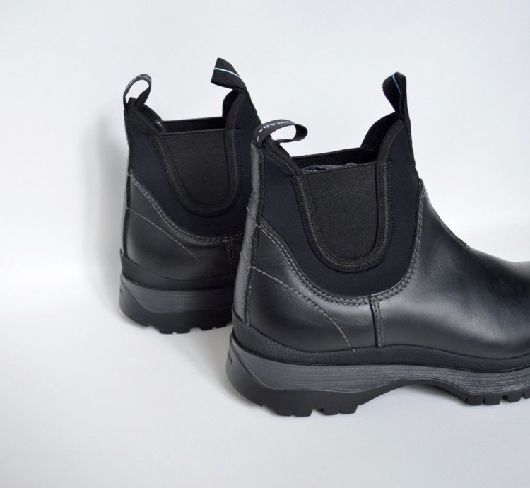 18 Black Leather Brixxen Boots