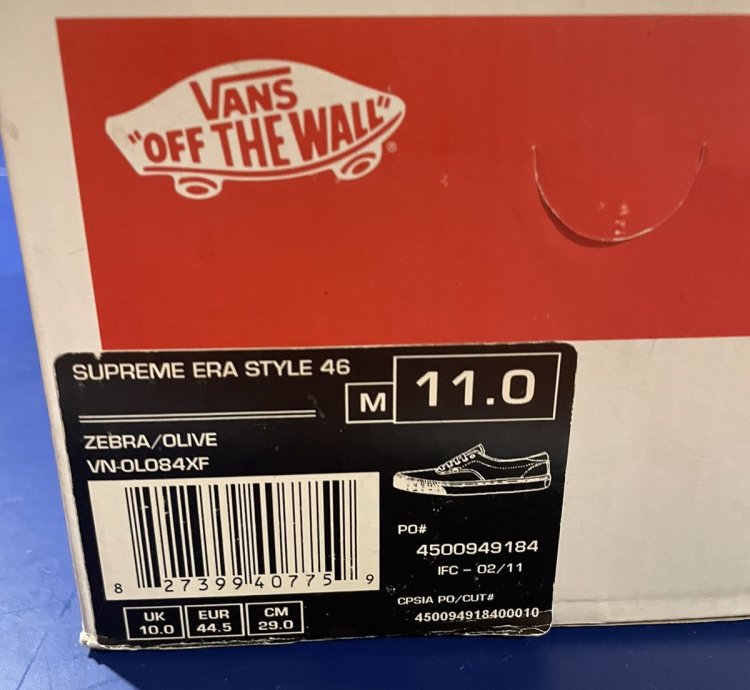 2011 Zebra Eras
