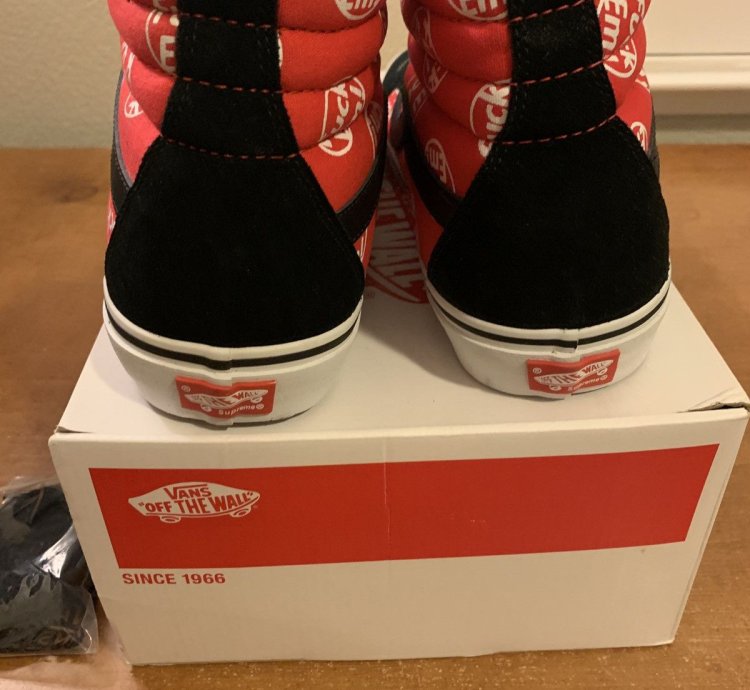 2014 Supreme Vans Sk8 Hi Fuck Em