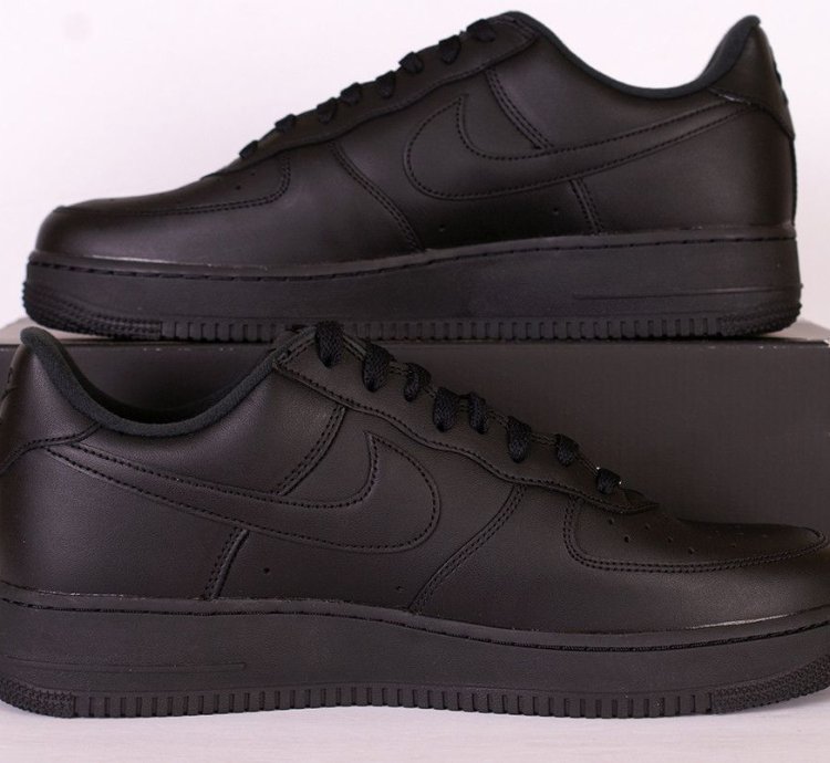 2021 Supreme Nike Air Force 1 Low Black Red Box Logo