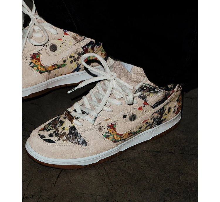 2023 Supreme Nike Sb Dunk Hi Rammellzee Cream 9 5