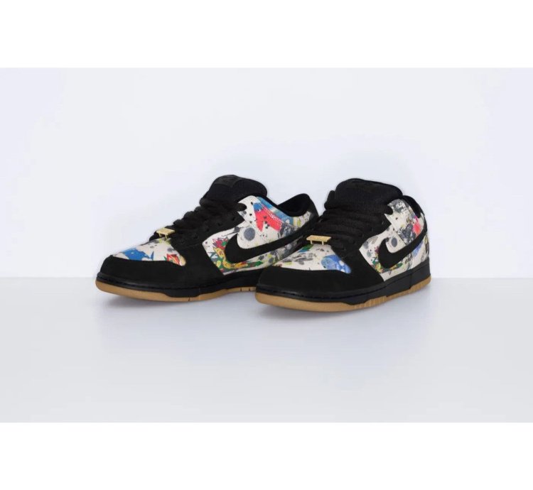 2023 Supreme Nike Sb Dunk Hi Rammellzee Cream 9 5