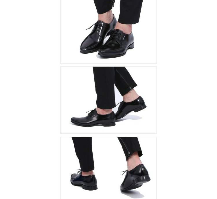 2ec124 Dark Navy Blue Polished Leather Logo Oxfords 10