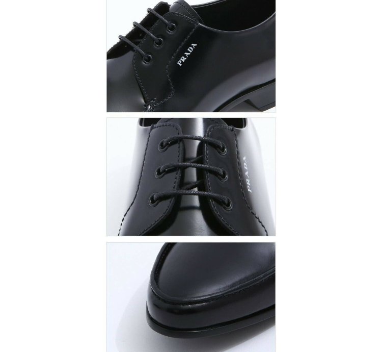 2ec124 Dark Navy Blue Polished Leather Logo Oxfords 10