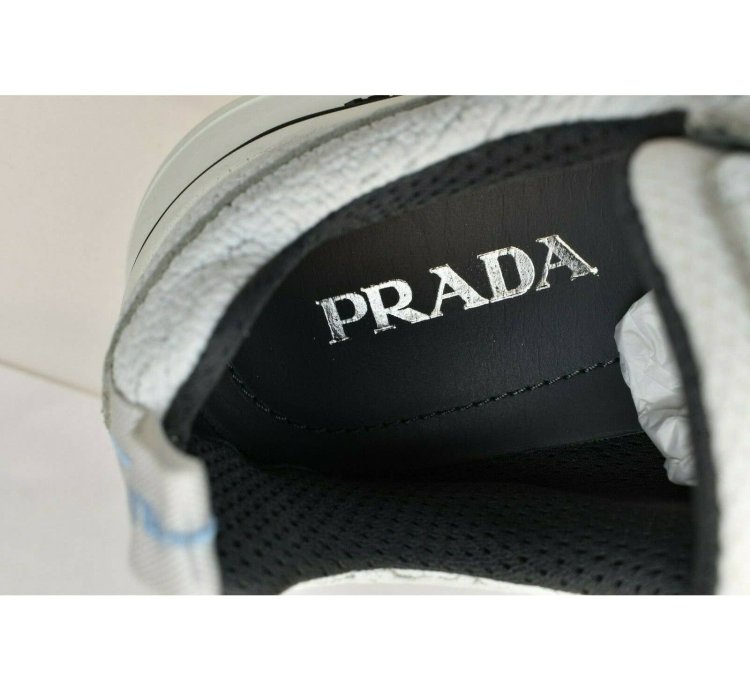 2eg266 White Leather Strap Platform Logo Sneakers 7 5