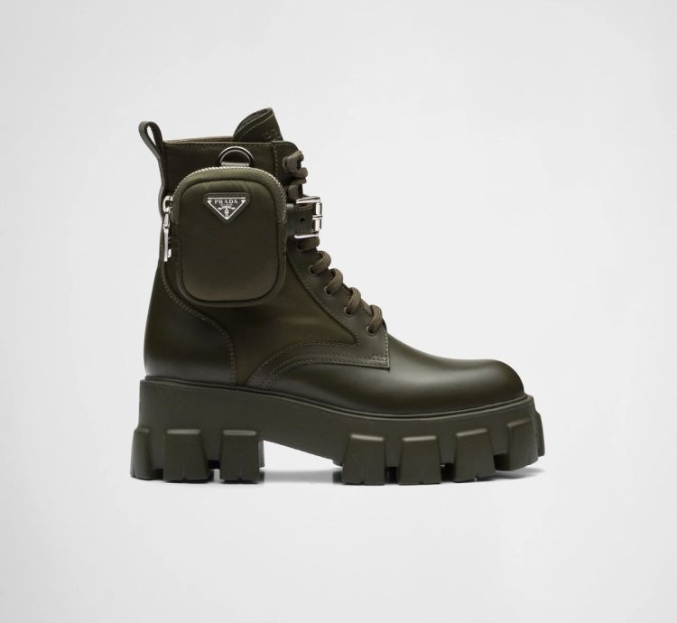 2k Value Monolith Leather And Re-nylon Boots With Pouch