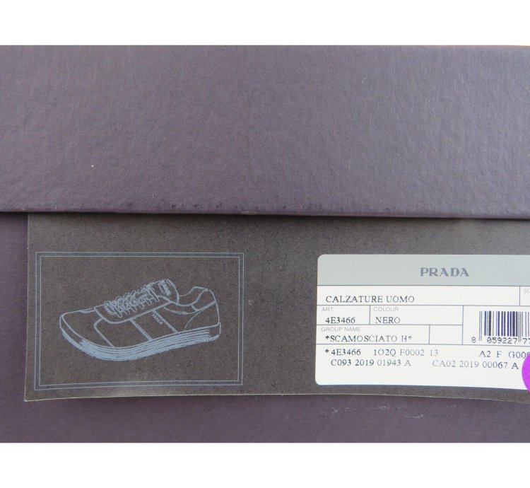 4e3466 Black Suede White Leather Logo Low Sneakers 11 Us 12