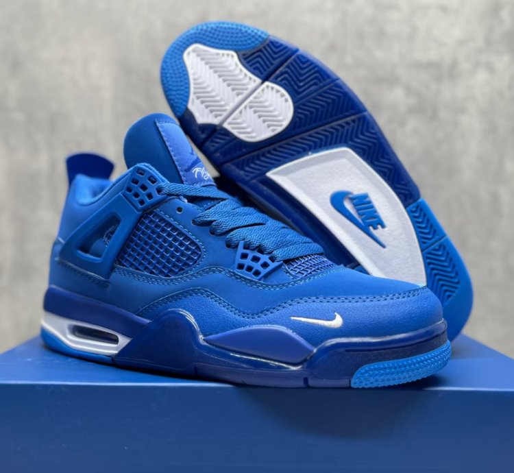 Nigel Sylvester X Jordan 4 Bike Air Blue