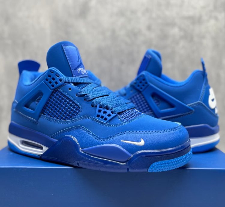 Nigel Sylvester X Jordan 4 Bike Air Blue
