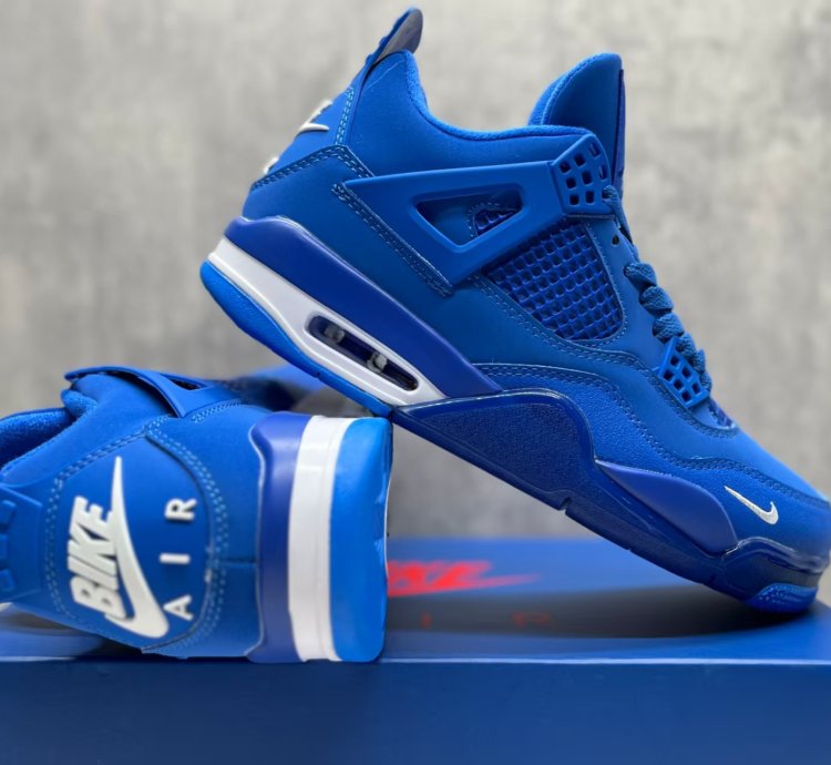 Nigel Sylvester X Jordan 4 Bike Air Blue