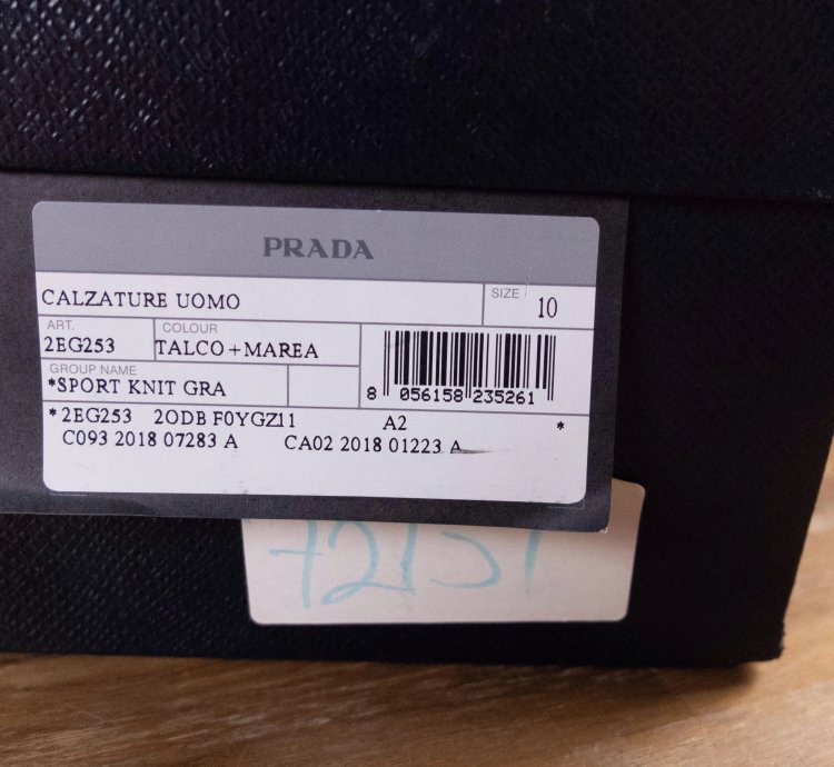 765 Prada White Red Blue Cloudbust Sneakers 11 Us 44 Eu