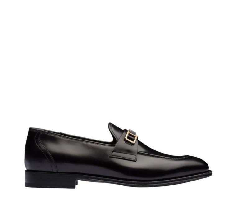 930 Prada Leather Loafers 2db169 Size 11 Prada 12 Us
