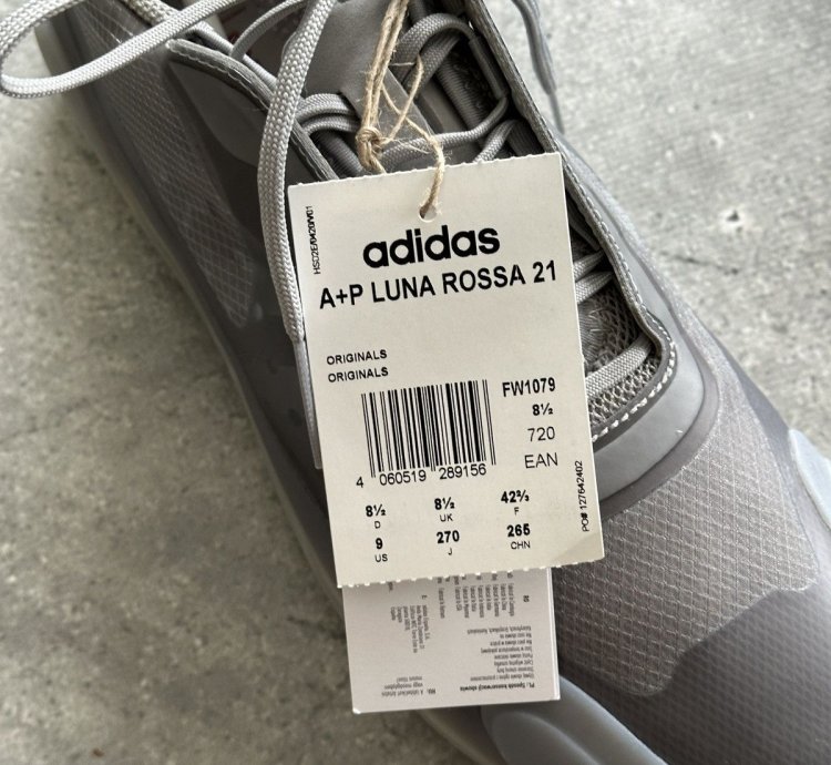 Adidas Prada Luna Rossa 21 Gray Us 9