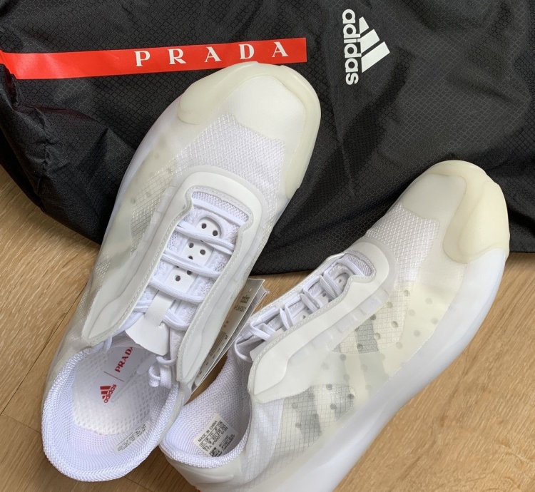 Adidas Prada Luna Rossa White Low Top Sneakers