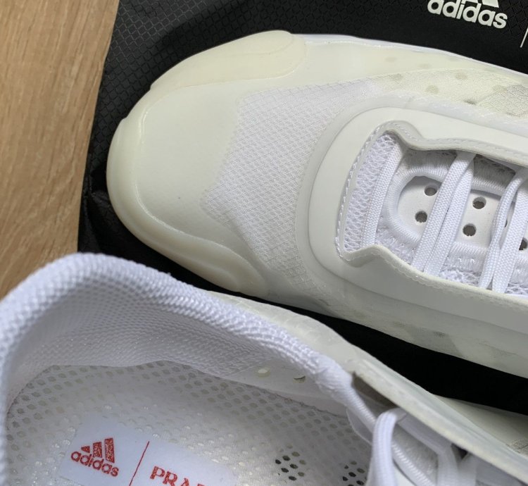 Adidas Prada Luna Rossa White Low Top Sneakers