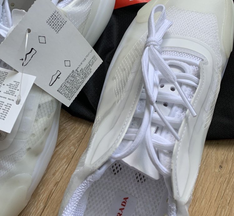 Adidas Prada Luna Rossa White Low Top Sneakers