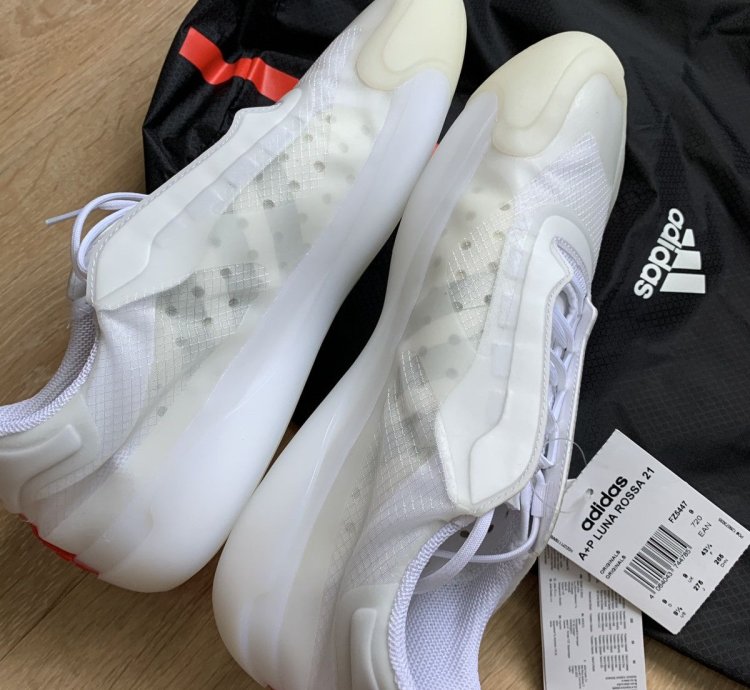 Adidas Prada Luna Rossa White Low Top Sneakers