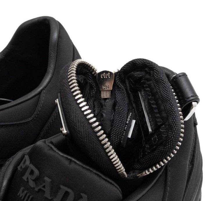Adidas Prada Re-nylon Forum Low Black Sneakers