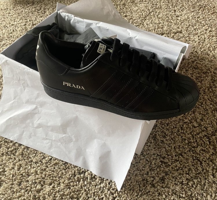Adidas Prada Superstar Triple Black
