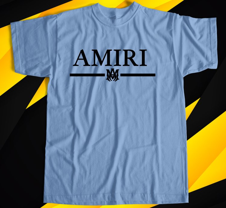 Amiri Core Carolina Blue T Shirt Size Usa S - 5xl