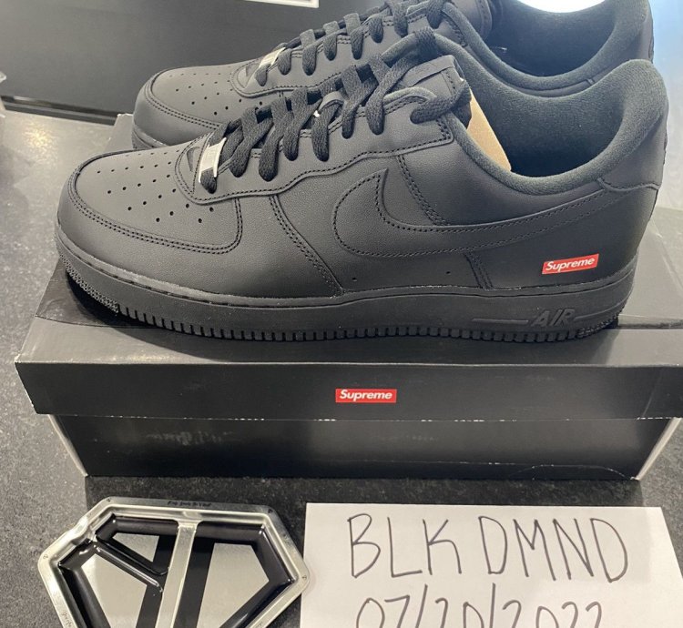 Air Force 1 Low Black Size 12 New Original Box
