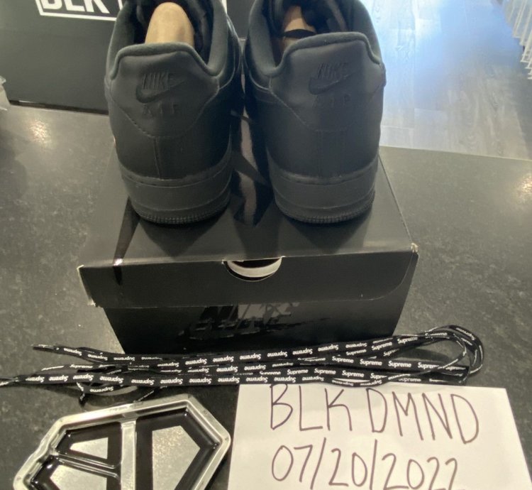 Air Force 1 Low Black Size 12 New Original Box